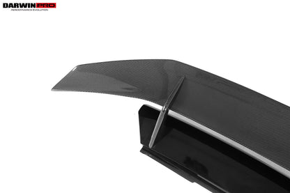 DarwinPRO 2015-2025 Lamborghini Huracan LP610 & LP580 & EVO & Tecnica Performante Style Carbon Fiber Spoiler Wing With Base