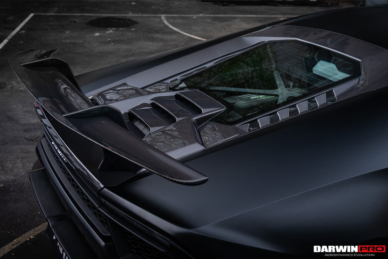 DarwinPRO 2015-2020 Lamborghini Huracan LP610 & LP580 Performante Style Carbon Fiber Spoiler Wing