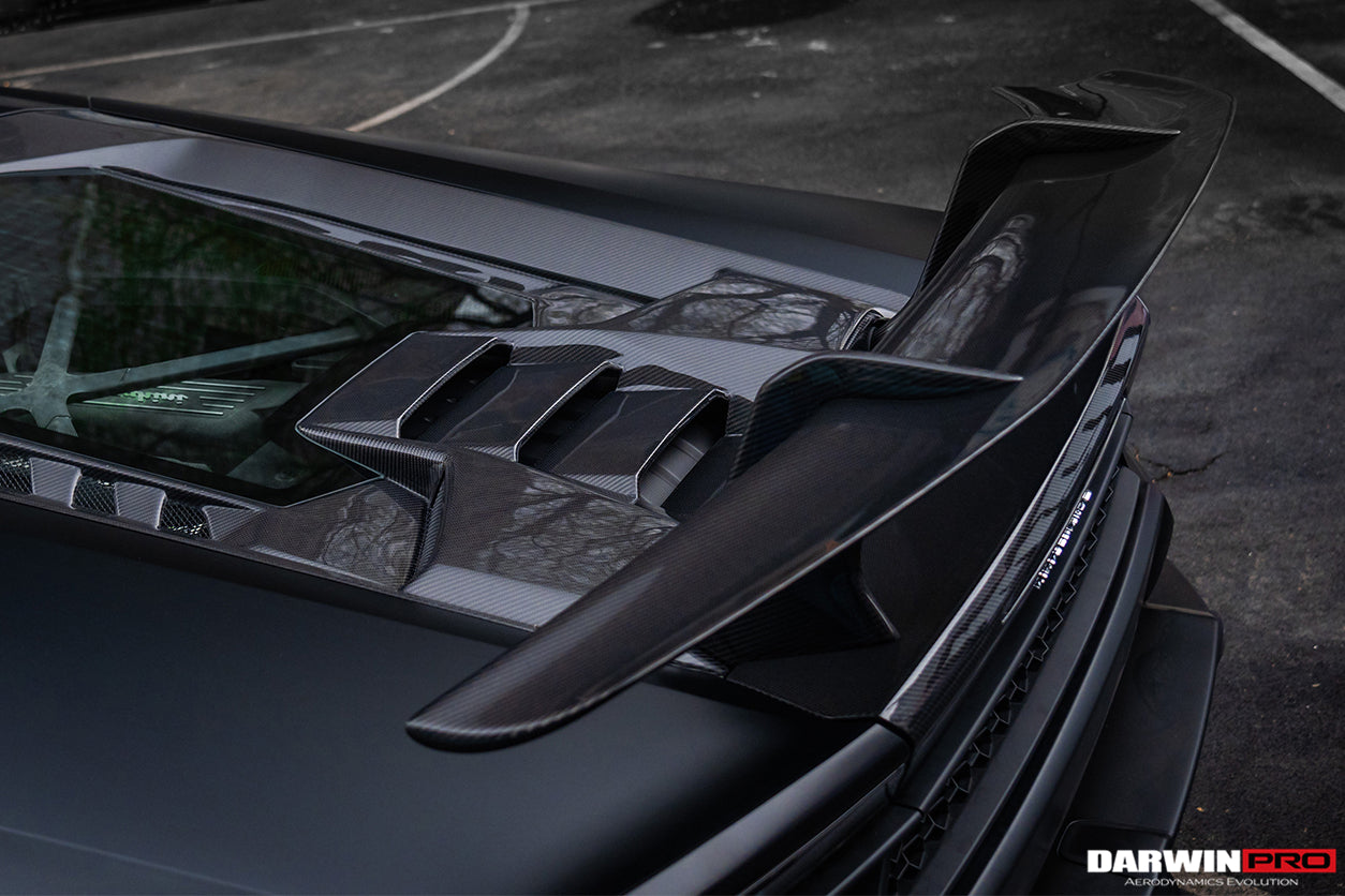 DarwinPRO 2015-2020 Lamborghini Huracan LP610 & LP580 Performante Style Carbon Fiber Spoiler Wing