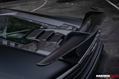 DarwinPRO 2015-2020 Lamborghini Huracan LP610 & LP580 Performante Style Carbon Fiber Spoiler Wing