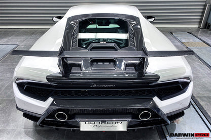DarwinPRO 2015-2020 Lamborghini Huracan LP610 & LP580 Performante Style Partial Carbon Rear Bumper