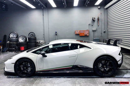 DarwinPRO 2015-2025 Lamborghini Huracan LP610 y LP580 y EVO y STO y Tecnica PEVO faldas laterales estilo