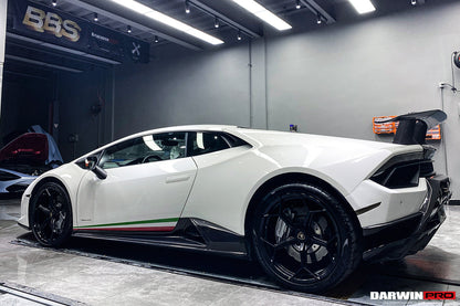 DarwinPRO 2015-2025 Lamborghini Huracan LP610 y LP580 y EVO y STO y Tecnica PEVO faldas laterales estilo