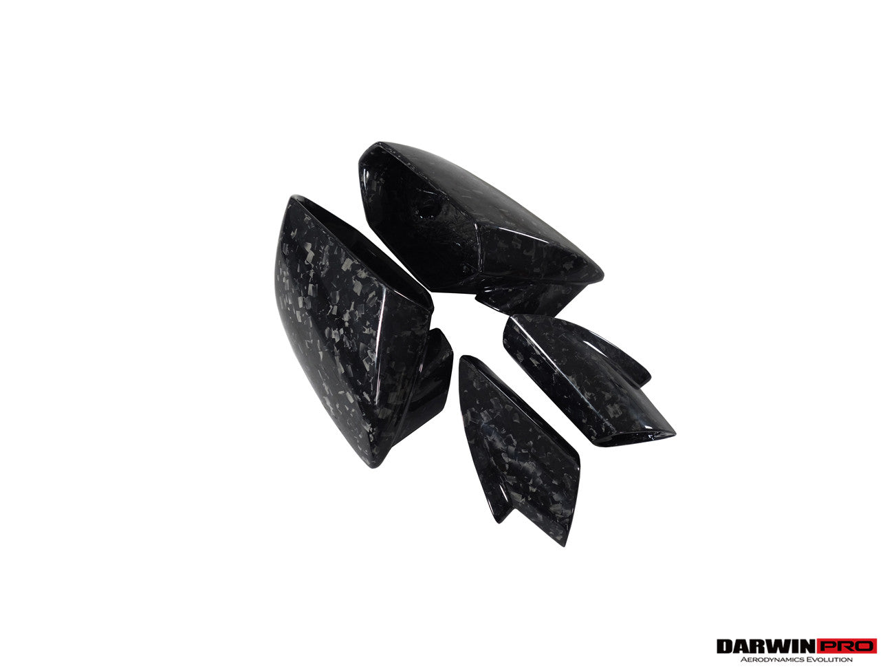 DarwinPRO 2015-2023 Lamborghini Huracan LP610 & LP580 & EVO & STO & PERFORMANTE Autoclave Carbon Fiber Mirror Housing Replacement