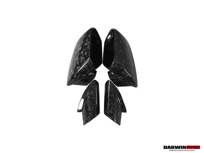 DarwinPRO 2015-2023 Lamborghini Huracan LP610 & LP580 & EVO & STO & PERFORMANTE Autoclave Carbon Fiber Mirror Housing Replacement