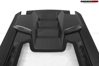 DarwinPRO 2015-2023 Lamborghini Huracan LP610 & LP580 & EVO Coupe Performante Style Carbon Fiber Spoiler Wing and Engine Hood