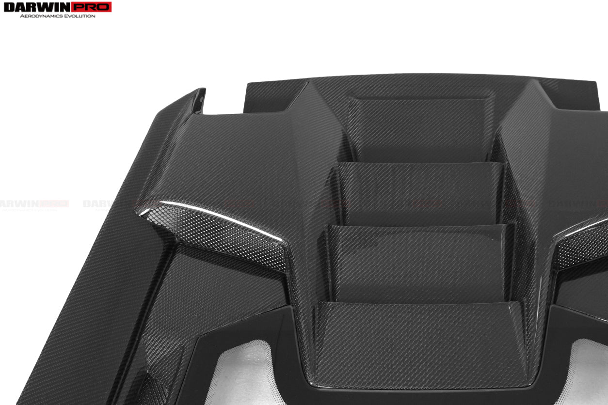 DarwinPRO 2015-2023 Lamborghini Huracan LP610 & LP580 & EVO Coupe Performante Style Carbon Fiber Spoiler Wing and Engine Hood