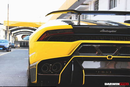 DarwinPRO 2015-2020 Lamborghini Huracan LP610 OE Style Carbon Rear Bumper Grille