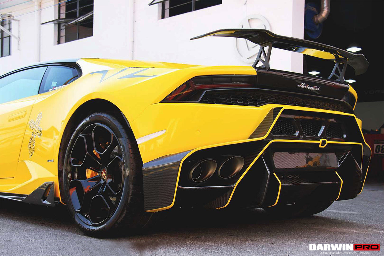 DarwinPRO 2015-2020 Lamborghini Huracan LP610 OE Style Carbon Rear Bumper Grille