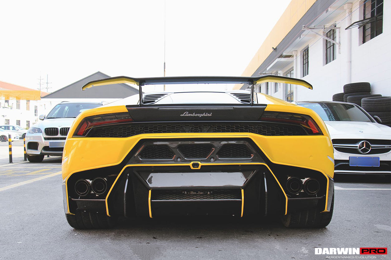 DarwinPRO 2015-2020 Lamborghini Huracan LP610 OE Style Carbon Rear Bumper Grille