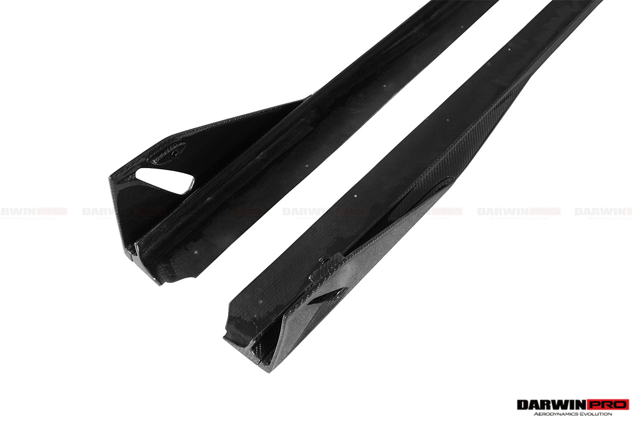 DarwinPRO 2015-2019 Lamborghini Huracan LP610&LP580 AO Style Carbon Fiber Side Skirts Under Board