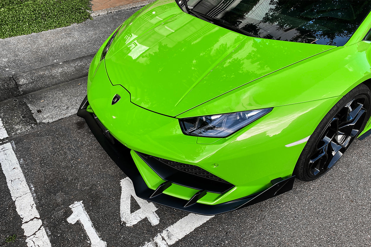 DarwinPRO AO Style Carbon Fiber Front Lip | 2015-2020 Lamborghini Huracan LP610
