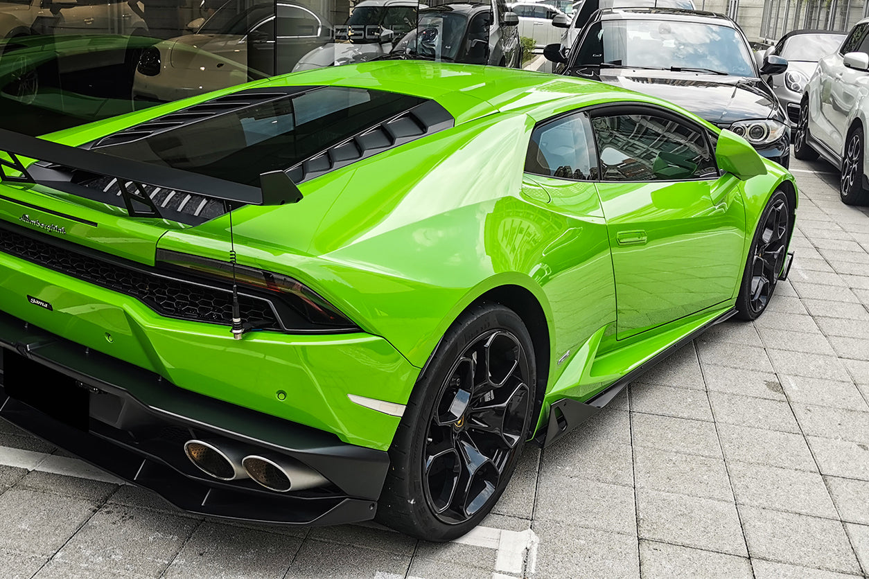 DarwinPRO 2015-2020 Lamborghini Huracan LP610 AO Style Carbon Fiber Rear Diffuser