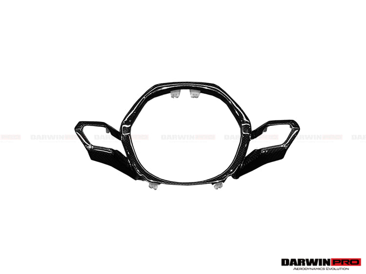 Embellecedor central de fibra de carbono autoclave para volante de Lamborghini Huracan LP610, LP580 y EVO (2015-2023) de DarwinPRO