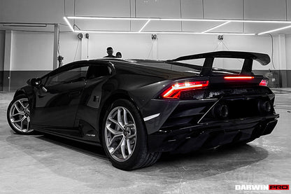 DarwinPRO 2015-2023 Lamborghini Huracan LP610 & LP580 & EVO Coupe Performante Style Carbon Fiber Spoiler Wing and Engine Hood