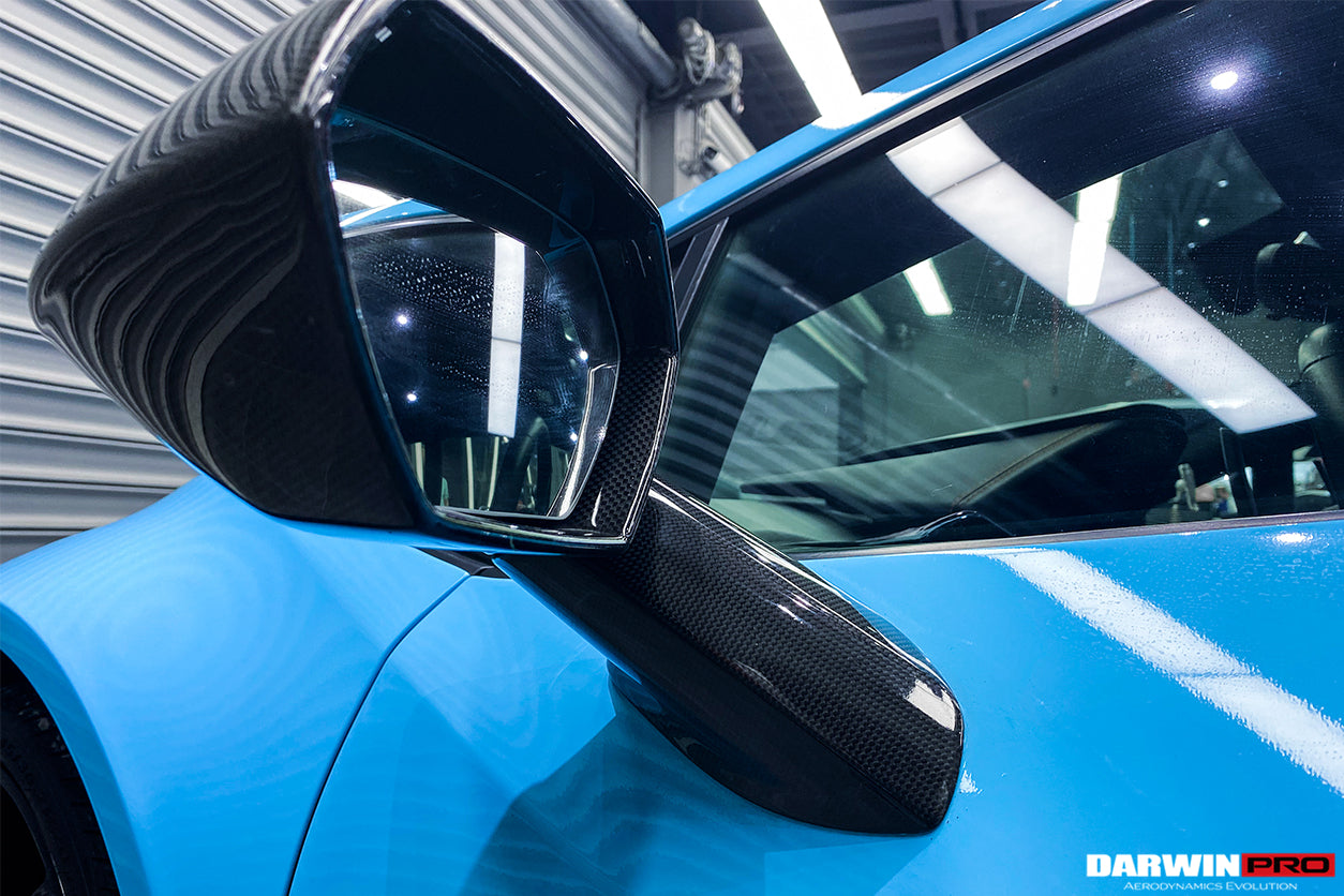 DarwinPRO 2015-2023 Lamborghini Huracan LP610 & LP580 & EVO & STO & PERFORMANTE Autoclave Carbon Fiber Mirror Housing Replacement