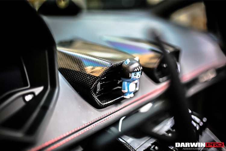 DarwinPRO 2015-2023 Lamborghini Huracan LP610 & LP580 & EVO Autoclave Carbon Fiber AC Panel Trim Replacement