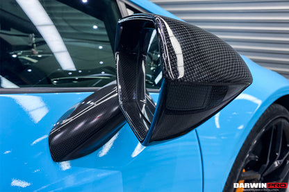 DarwinPRO 2015-2023 Lamborghini Huracan LP610 & LP580 & EVO & STO & PERFORMANTE Autoclave Carbon Fiber Mirror Housing Replacement