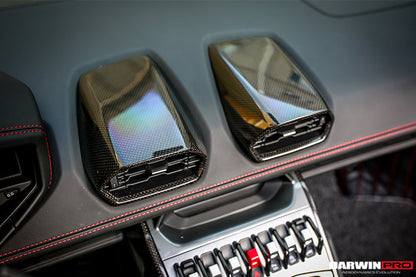 DarwinPRO 2015-2023 Lamborghini Huracan LP610 & LP580 & EVO Autoclave Carbon Fiber AC Panel Trim Replacement