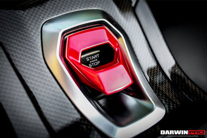 Moldura de fibra de carbono para consola central DarwinPRO 2015-2023 Lamborghini Huracan LP610, LP580 y EVO Autoclave