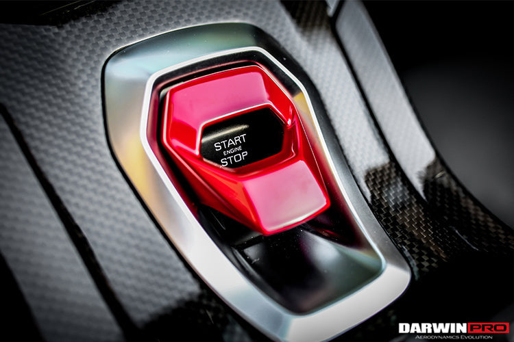 Moldura de fibra de carbono para consola central DarwinPRO 2015-2023 Lamborghini Huracan LP610, LP580 y EVO Autoclave
