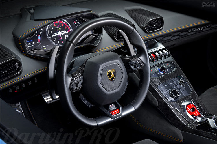 DarwinPRO 2015-2023 Lamborghini Huracan LP610 & LP580 & EVO Autoclave Carbon Fiber AC Panel Trim Replacement