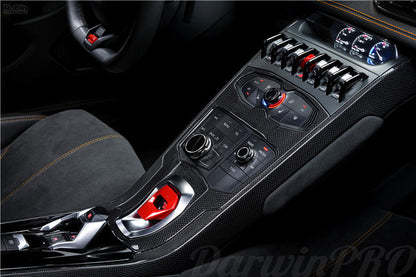 Moldura de fibra de carbono para consola central DarwinPRO 2015-2023 Lamborghini Huracan LP610, LP580 y EVO Autoclave