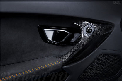 Manija de puerta de fibra de carbono autoclave DarwinPRO para Lamborghini Huracan LP610, LP580 y EVO (2015-2023)