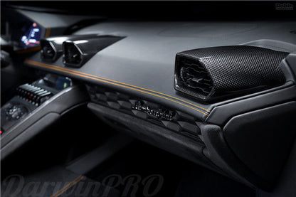 DarwinPRO 2015-2023 Lamborghini Huracan LP610 & LP580 & EVO Autoclave Carbon Fiber AC Panel Trim Replacement