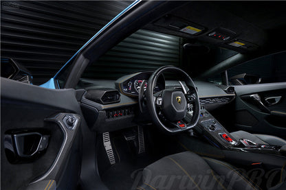 Manija de puerta de fibra de carbono autoclave DarwinPRO para Lamborghini Huracan LP610, LP580 y EVO (2015-2023)