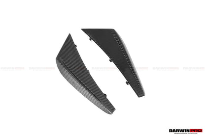 DarwinPRO 2019-2023 Lamborghini Huracan EVO 4WD ONLY BKSS Style Carbon Front Bumper Canards