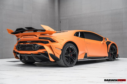 Parachoques trasero DarwinPRO estilo BKSSII para Lamborghini Huracan LP610 y LP580 (2015-2019)