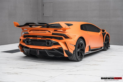 Parachoques trasero DarwinPRO estilo BKSSII para Lamborghini Huracan LP610 y LP580 (2015-2019)