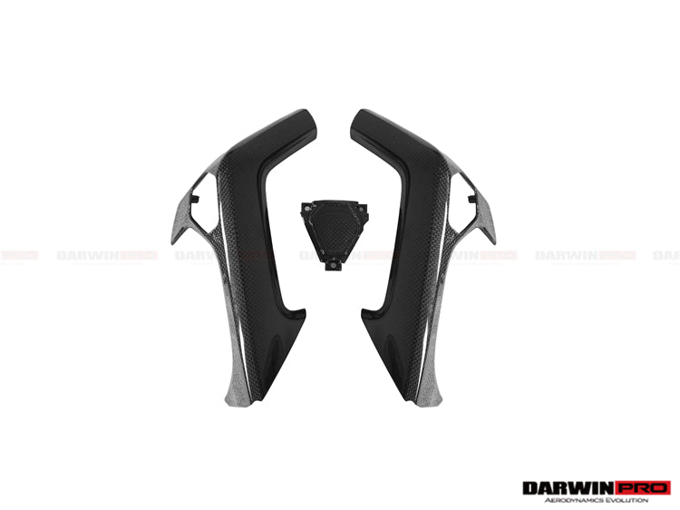Manija de puerta de fibra de carbono autoclave DarwinPRO para Lamborghini Huracan LP610, LP580 y EVO (2015-2023)