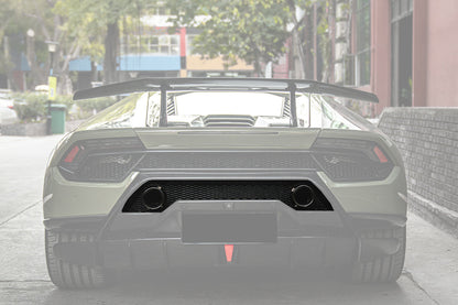 Parrilla de escape de parachoques trasero de carbono seco DarwinPRO para Lamborghini Huracan Performante 2017-2020