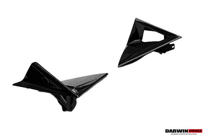 Manija de puerta de fibra de carbono autoclave estilo OE Lamborghini Revuelto DarwinPRO 2023-UP