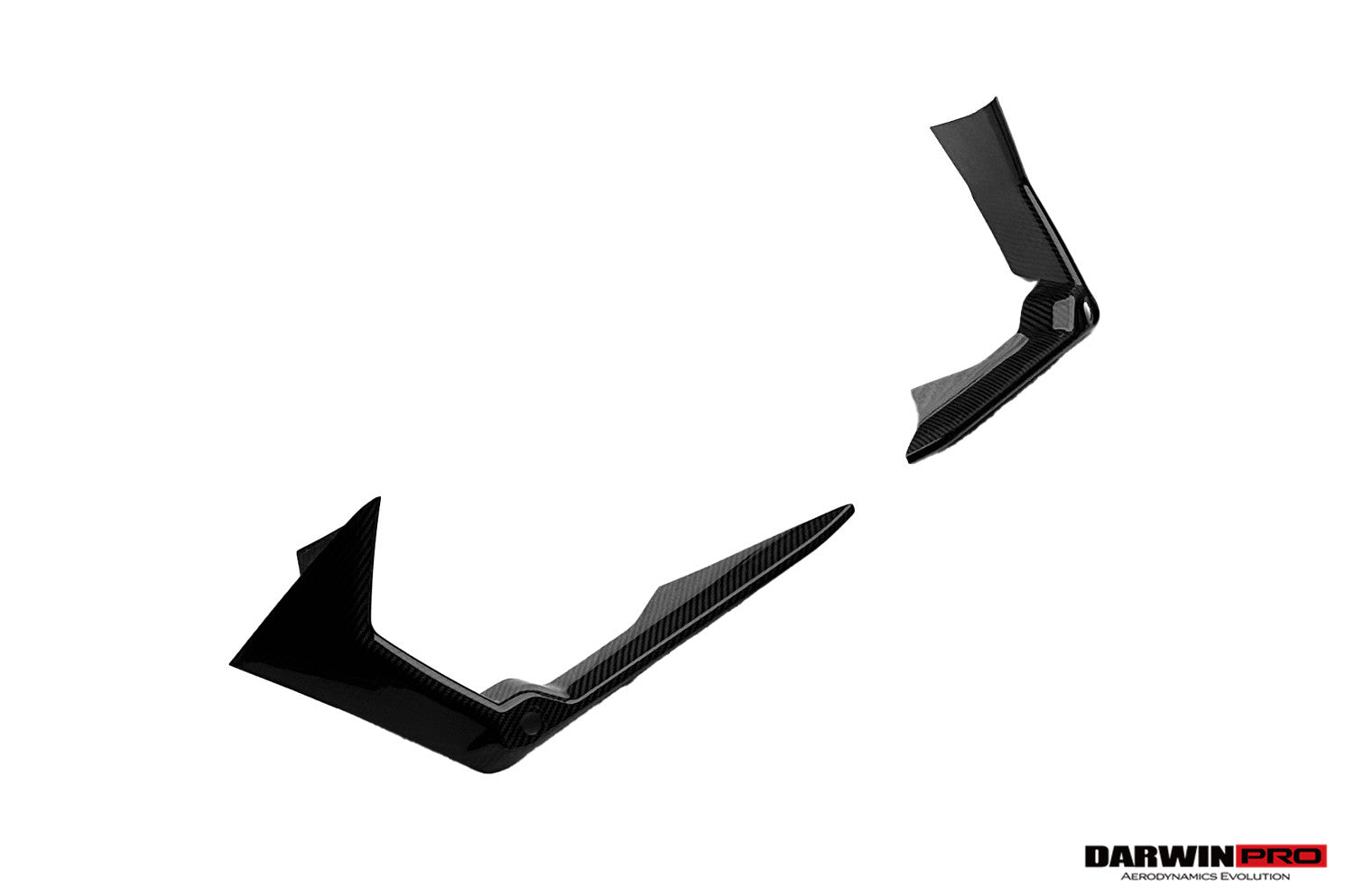 Molduras de ventilación para parachoques delantero de fibra de carbono estilo autoclave DarwinPRO Lamborghini Revuelto OE 2023-UP
