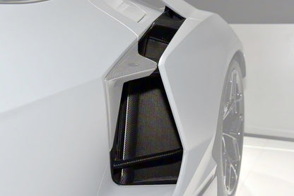Ventilaciones de guardabarros de fibra de carbono autoclave estilo equipo original de DarwinPRO | Lamborghini Revuelto 2023-2025