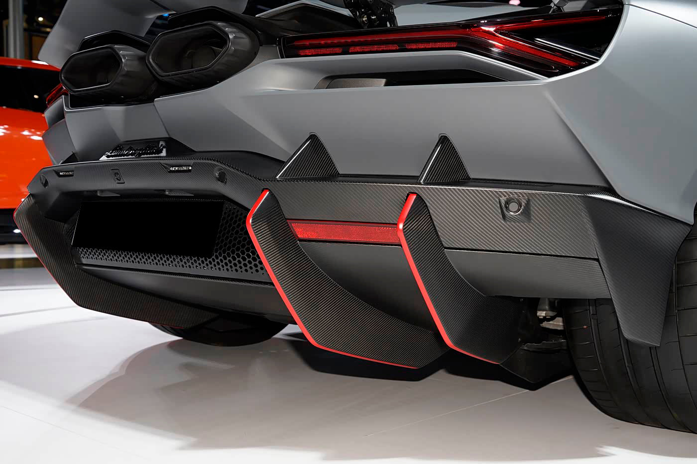 Carbonado OE Style Autoclave Carbon Fiber Rear Diffuser | 2023-UP Lamborghini Revuelto