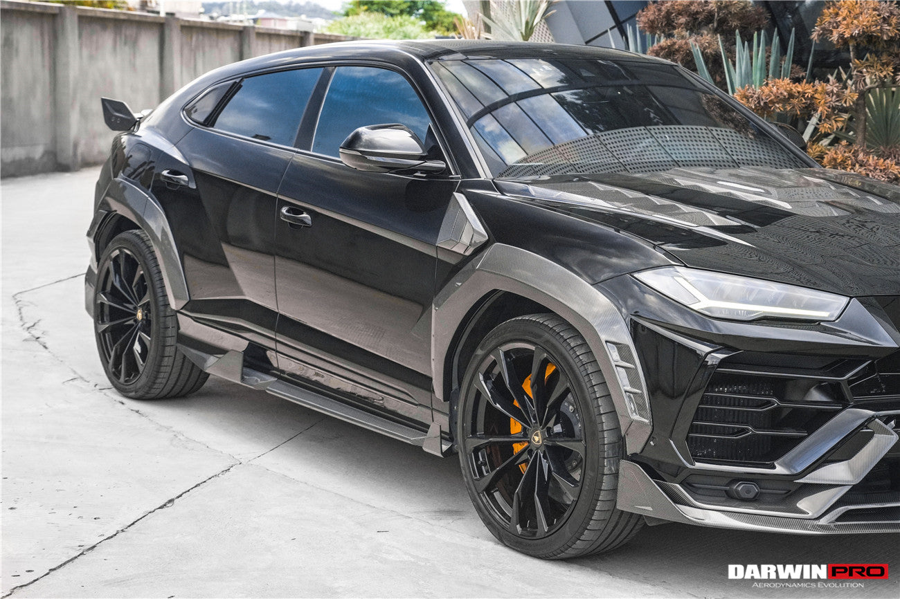 Guardabarros delanteros anchos de fibra de carbono DarwinPRO 2018-2022 Lamborghini URUS iMP-Performance