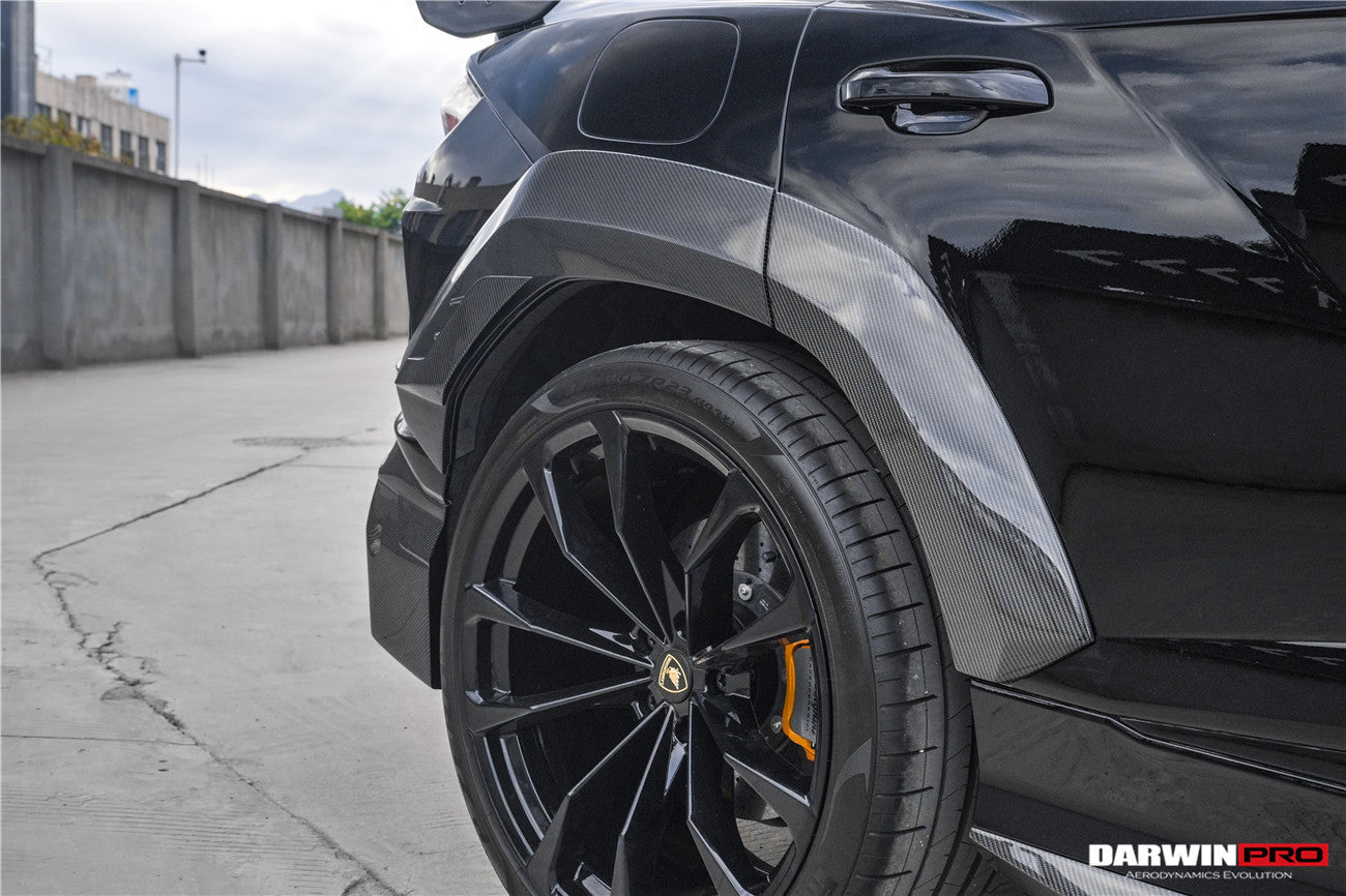 Guardabarros delanteros anchos de fibra de carbono DarwinPRO 2018-2022 Lamborghini URUS iMP-Performance