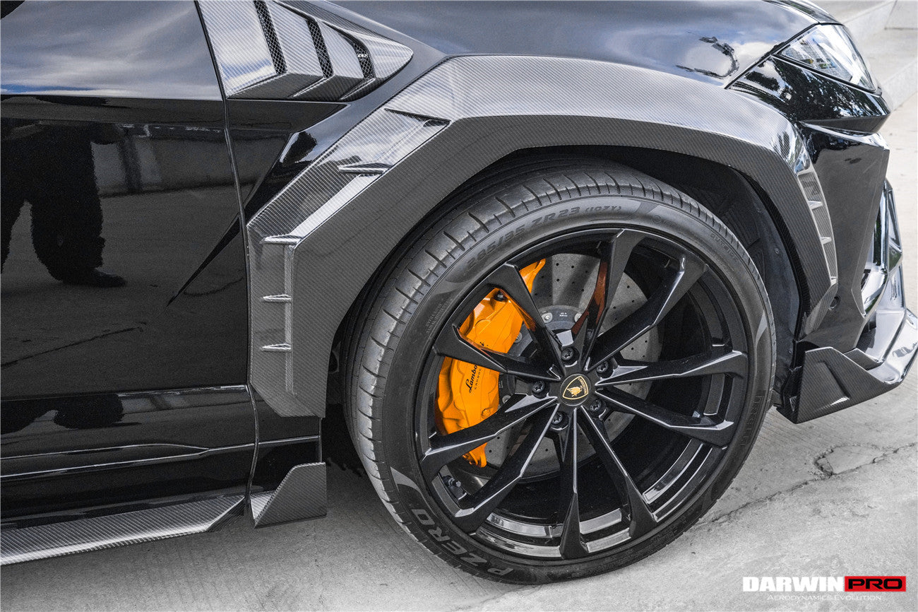 Guardabarros delanteros anchos de fibra de carbono DarwinPRO 2018-2022 Lamborghini URUS iMP-Performance