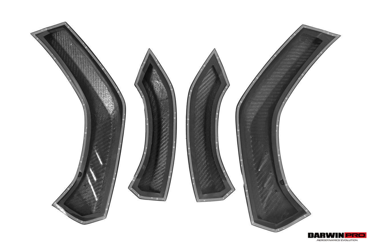 Guardabarros traseros anchos DarwinPRO iMP-Performance de fibra de carbono | Lamborghini Urus 2018-2022