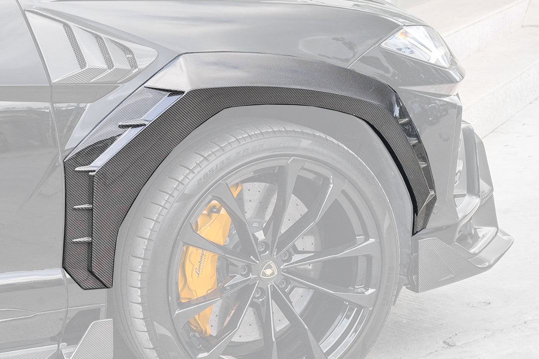 Guardabarros delanteros anchos de fibra de carbono DarwinPRO 2018-2022 Lamborghini URUS iMP-Performance