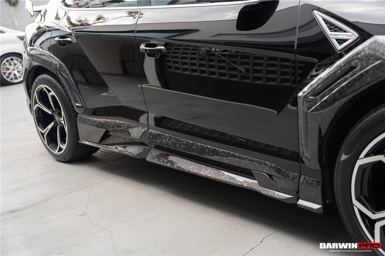 DarwinPRO 2018-2025 Lamborghini URUS BKSS Part Carbon Fiber Side Skirts | Fits URUS, S, Performante