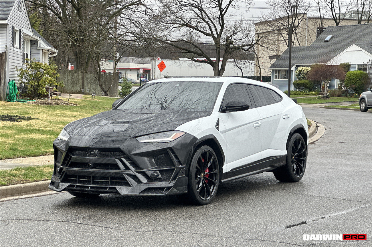 DarwinPRO 2018-2025 Lamborghini URUS BKSS Part Carbon Fiber Hood And Front Bumper | Fits URUS, S, Performante