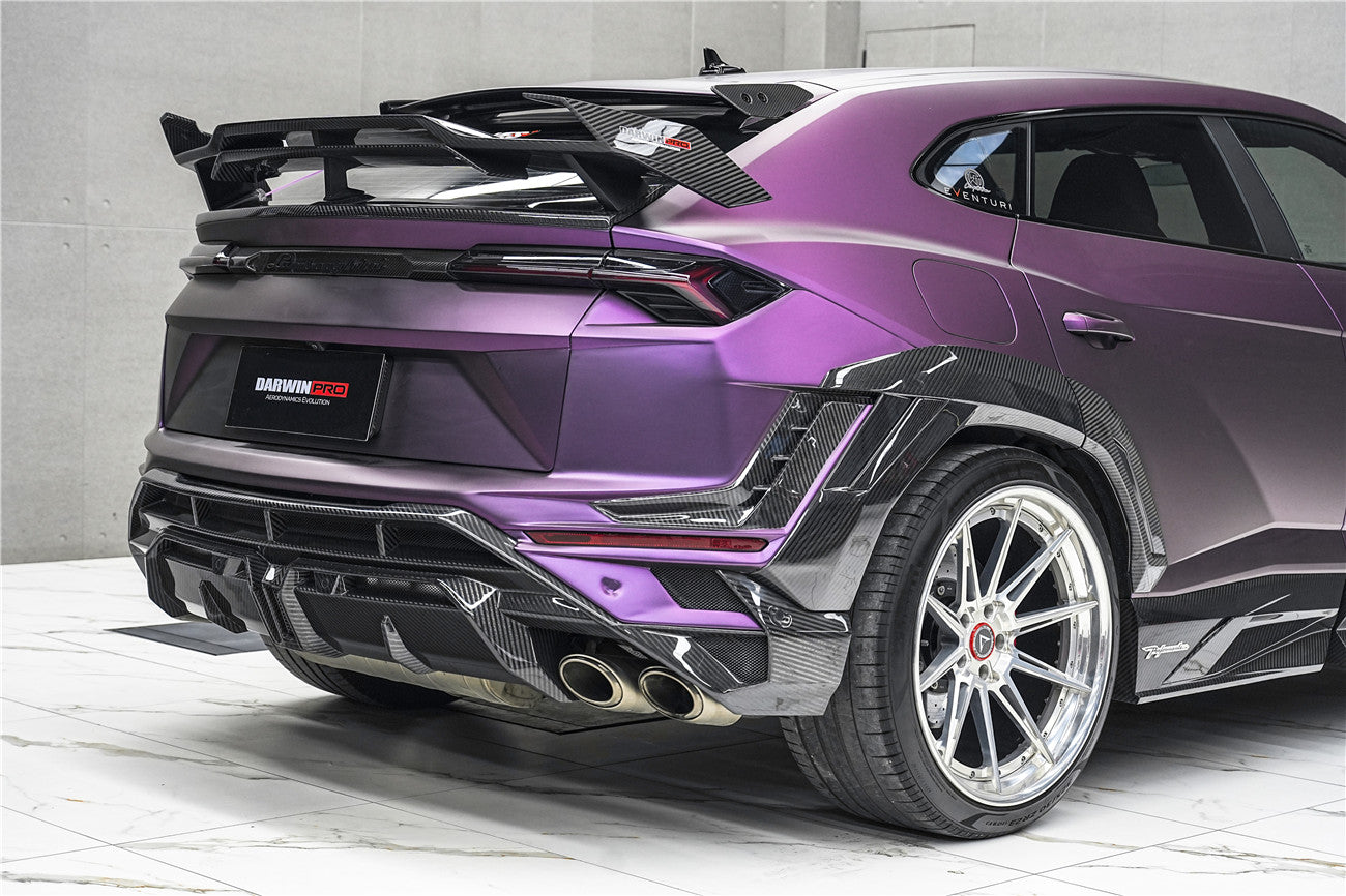 DarwinPRO 2018-2025 Lamborghini URUS BKSS Part Carbon Fiber Rear Bumper | Fits URUS, S, Performante