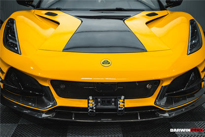2022-UP Lotus Emira NYO Autoclave Carbon Fiber Front Bumper Side Splitter DarwinPRO (MNK) (DRYCFEmira-MIW-MNK-FBVT1)