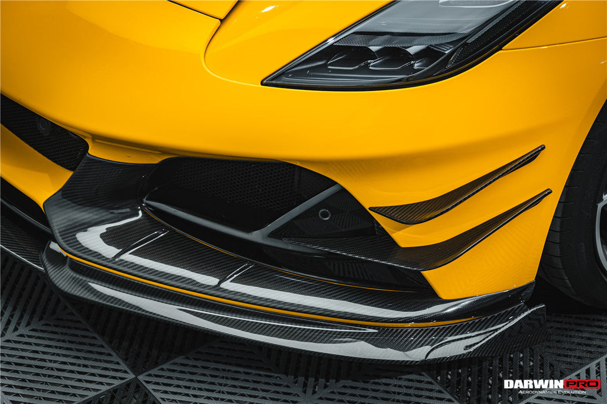 2022-UP Lotus Emira NYO Autoclave Carbon Fiber Front Bumper Side Splitter DarwinPRO (MNK) (DRYCFEmira-MIW-MNK-FBVT1)