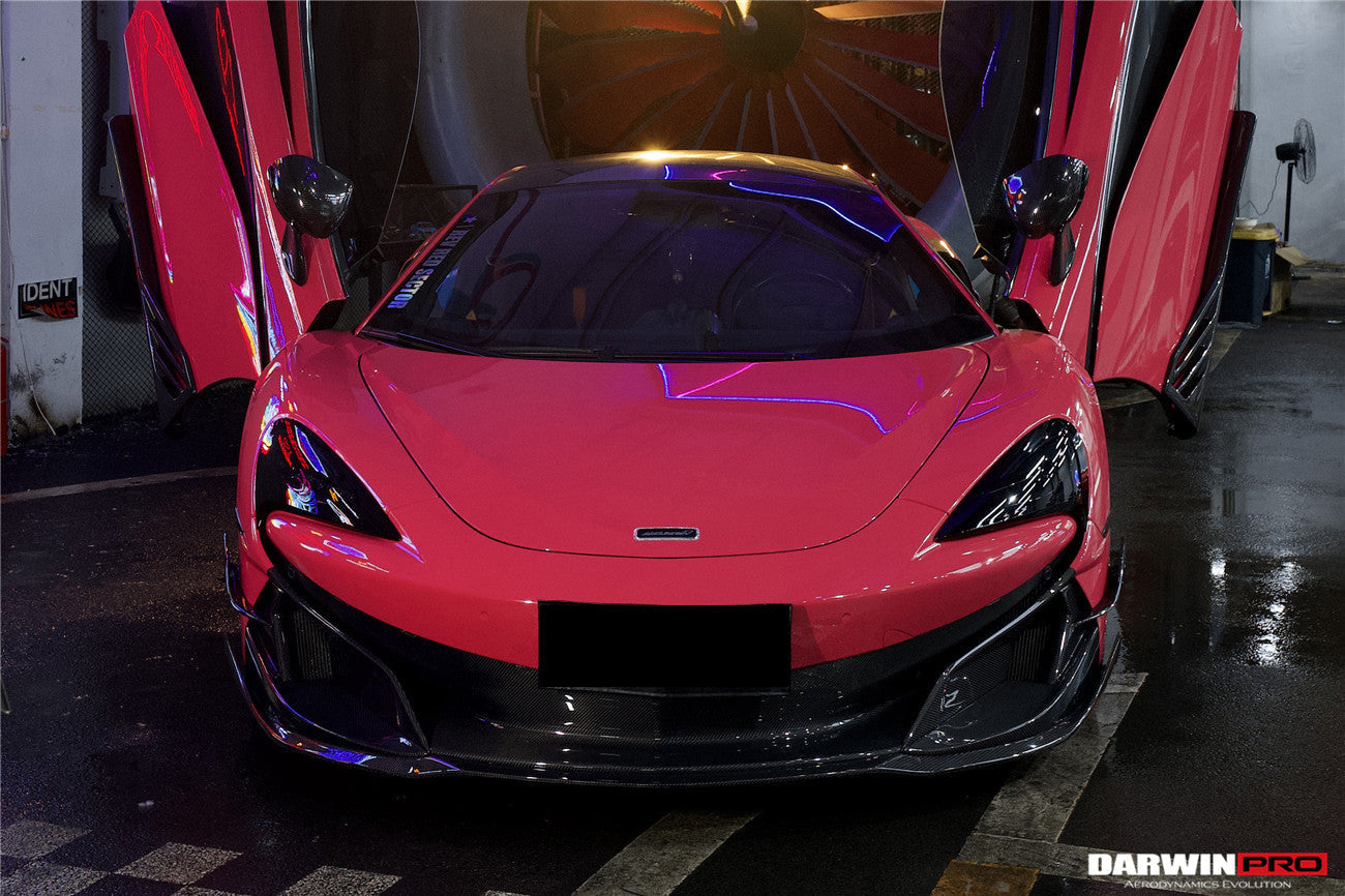 DarwinPRO BKSS Style Carbon Fiber Front Lip | 2015-2021 McLaren 540C